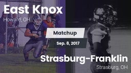 Matchup: East Knox vs. Strasburg-Franklin  2017