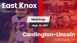 Matchup: East Knox vs. Cardington-Lincoln  2017
