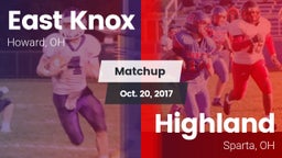 Matchup: East Knox vs. Highland  2017