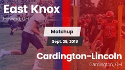 Matchup: East Knox vs. Cardington-Lincoln  2018