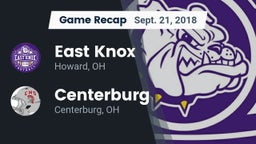 Recap: East Knox  vs. Centerburg  2018