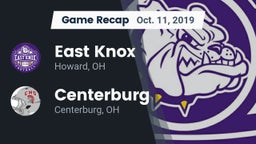 Recap: East Knox  vs. Centerburg  2019