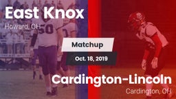 Matchup: East Knox vs. Cardington-Lincoln  2019