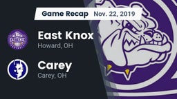 Recap: East Knox  vs. Carey  2019
