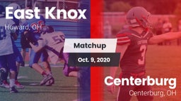 Matchup: East Knox vs. Centerburg  2020
