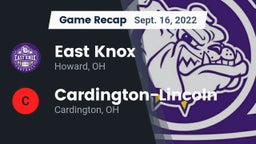 Recap: East Knox  vs. Cardington-Lincoln  2022