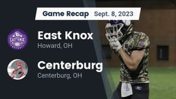 Recap: East Knox  vs. Centerburg  2023