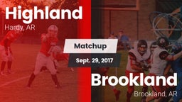 Matchup: Highland vs. Brookland  2017