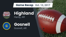 Recap: Highland  vs. Gosnell  2017