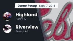 Recap: Highland  vs. Riverview  2018