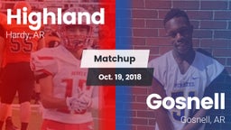 Matchup: Highland vs. Gosnell  2018