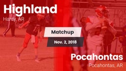 Matchup: Highland vs. Pocahontas  2018