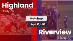 Matchup: Highland vs. Riverview  2019
