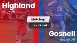 Matchup: Highland vs. Gosnell  2019