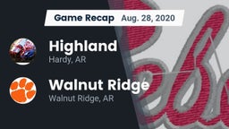 Recap: Highland  vs. Walnut Ridge  2020