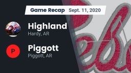 Recap: Highland  vs. Piggott  2020