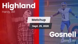Matchup: Highland vs. Gosnell  2020
