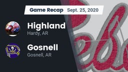 Recap: Highland  vs. Gosnell  2020