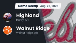 Recap: Highland  vs. Walnut Ridge  2022