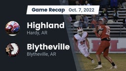 Recap: Highland  vs. Blytheville  2022