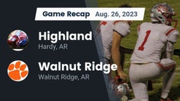 Recap: Highland  vs. Walnut Ridge  2023