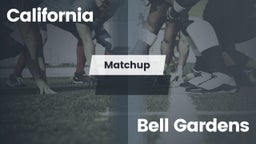 Matchup: California vs. Bell Gardens  2016