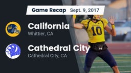 Recap: California  vs. Cathedral City  2017