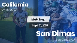 Matchup: California vs. San Dimas  2018