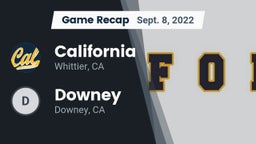 Recap: California  vs. Downey  2022