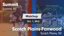 Matchup: Summit vs. Scotch Plains-Fanwood  2016