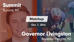 Matchup: Summit vs. Governor Livingston  2016