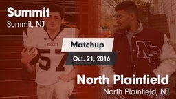 Matchup: Summit vs. North Plainfield  2016