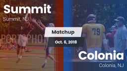 Matchup: Summit vs. Colonia  2018
