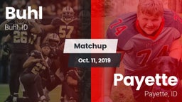Matchup: Buhl vs. Payette  2019