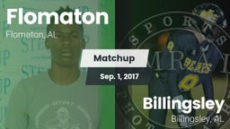 Matchup: Flomaton vs. Billingsley  2017