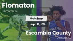 Matchup: Flomaton vs. Escambia County  2018