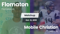 Matchup: Flomaton vs. Mobile Christian  2018