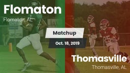 Matchup: Flomaton vs. Thomasville  2019