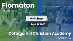 Matchup: Flomaton vs. Cottage Hill Christian Academy 2020