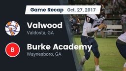 Recap: Valwood  vs. Burke Academy  2017