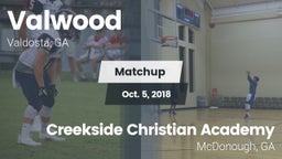 Matchup: Valwood vs. Creekside Christian Academy 2018