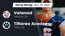 Recap: Valwood  vs. Tiftarea Academy  2020