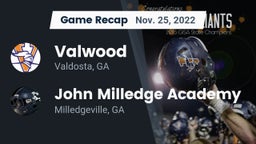 Recap: Valwood  vs. John Milledge Academy  2022