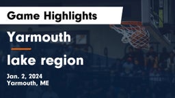 Yarmouth  vs lake region Game Highlights - Jan. 2, 2024