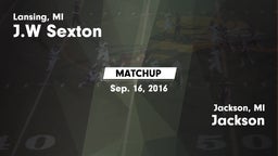 Matchup: Sexton vs. Jackson  2016