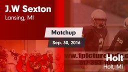 Matchup: Sexton vs. Holt  2016