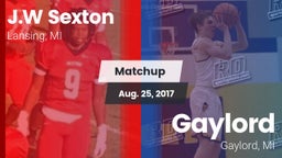 Matchup: Sexton vs. Gaylord  2017
