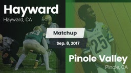 Matchup: Hayward vs. Pinole Valley  2017