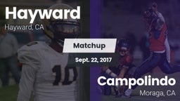 Matchup: Hayward vs. Campolindo  2017