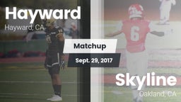 Matchup: Hayward vs. Skyline  2017